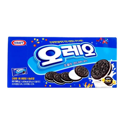 [東西食品Post]オレオ300g×12箱/韓国スイーツ/チョコクッキー