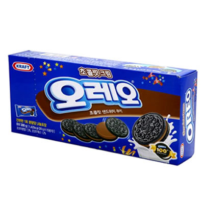 [東西食品Post]オレオ チョコクリーム300g×12箱/韓国お菓子/チョコ菓子/ビスケット
