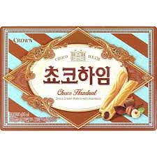 [クラウン]チョコハイム(チョコレート) 47g × 18個/韓国お菓子/クッキー/おやつ