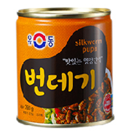 [ユドン]ポンデギ(さなぎ) 缶詰 280g×24個/韓国食品/韓国食材/加工食品/保存食