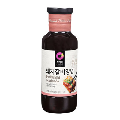 [清浄園]豚カルビ タレ 500g/韓国食品/BBQソース/焼肉たれ/韓国調味料