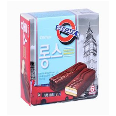 [クラウン]ロンス132g×12箱/韓国お菓子/チョコケーキ/