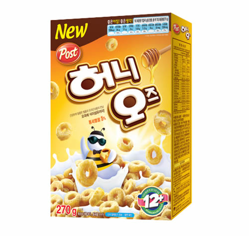 [東西食品 Post]ハニー オズ 270g × 10個/韓国お菓子/チョコシリアル/フレーク/朝食おやつ/ポスト