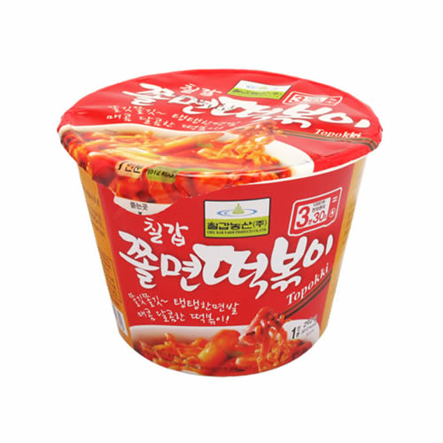 [七甲農産]チョル麺 トッポッキ(そうめん同梱) 292g×12袋/韓国食品/レトルト/保存食/トッポギ/辛口