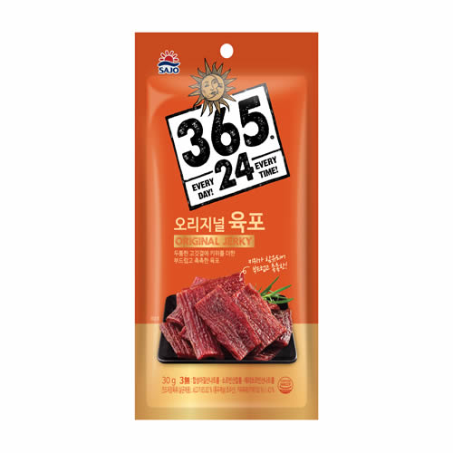 [SAJO]オリジナルジャーキー 30g × 15個/韓国食品/韓国肉脯/ジャーキー/おつまみ