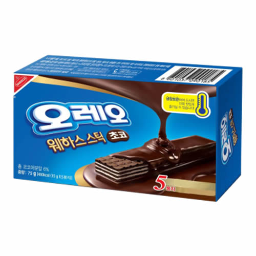 [東西食品 Post]オレオ ウエハースティック チョコ 75g × 24個/韓国お菓子/韓国スナック/チョコクッキー/ビスケット/ポスト
