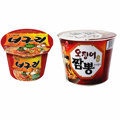 [農心]ノグリラーメン(大カップ)/イカチャンポン(大カップ) 16個 セット