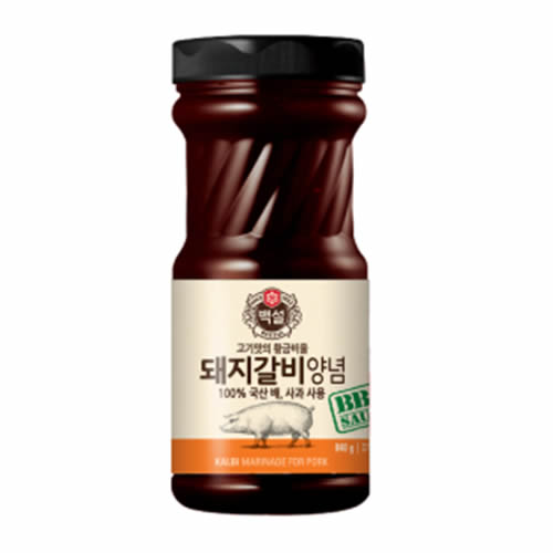 [CJ]白雪 豚カルビ タレ 840g/韓国食品/BBQソース/焼肉たれ/韓国調味料 