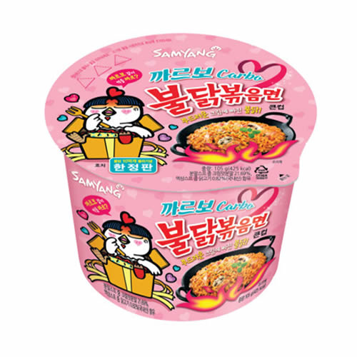 [三養]カルボブルダック炒め麺(大カップ) 105g×16個/韓国ラーメン/インスタントラーメン