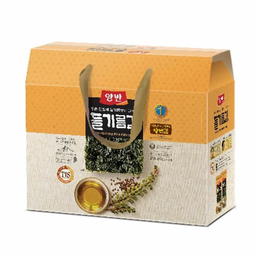 [東遠]ヤンバン エゴマ油海苔 24袋(120g)×3セット/韓国食品/韓国海苔/韓国味付けのり/シーズニング海苔/ギフトセット