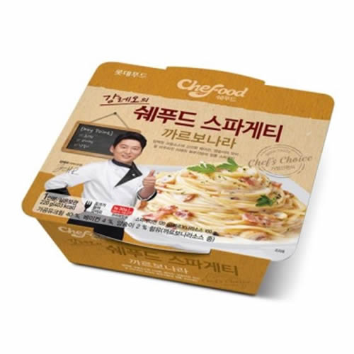 [ロッテフード]Chefood スパゲッティ·カルボナーラ 220g×12袋/韓国食品/レトルト/保存食/即席食品