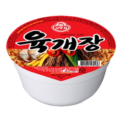 [オットゥギ]ユッケジャン(小カップ) 86g×24個/韓国ラーメン/インスタントラーメン