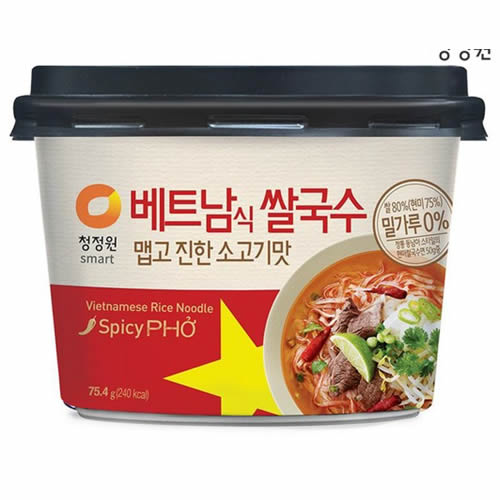 [清浄園]ベトナムフォー(辛く濃厚な牛肉の味) 75.4g×12個/韓国ラーメン/インスタントラーメン