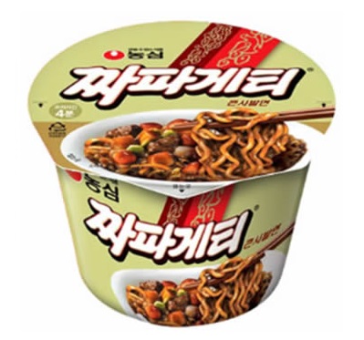 [農心]チャパゲッティ(大カップ) 123g×16個/韓国ラーメン/インスタントラーメン