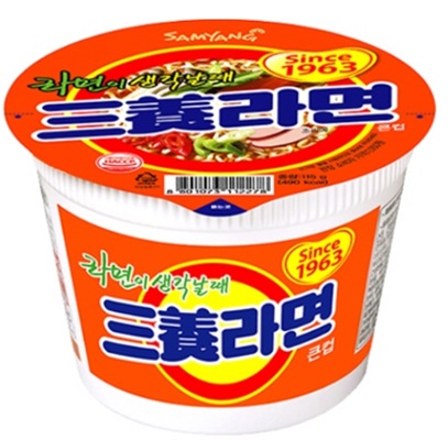 [三養]三養ラーメン(大カップ) 110g×16個/韓国ラーメン/インスタントラーメン