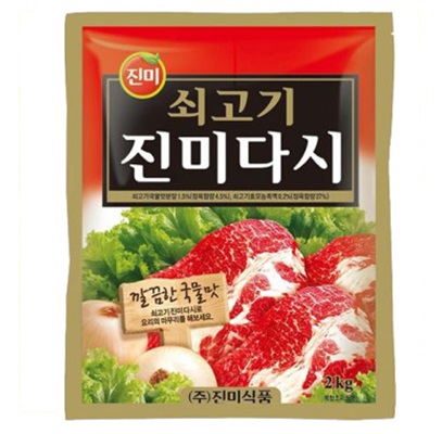 [眞味食品]牛肉 ダシ 2kg/韓国食品/調味料/韓国だし