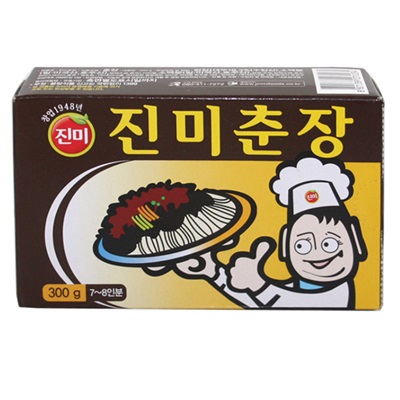 [眞味食品]チュンジャン 300g×30個/韓国食品/韓国黒味噌/ジャージャー麺 調味料/甜麺醤