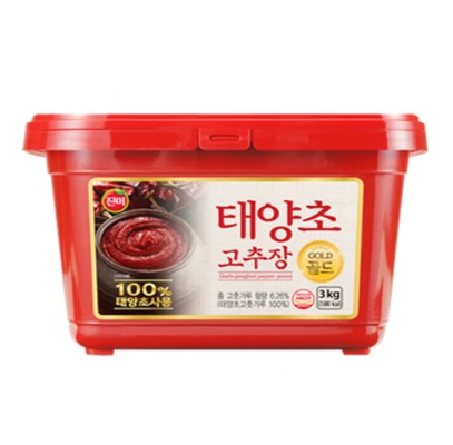 [眞味食品]太陽草 コチュジャン ゴールド 3kg×4個/韓国食品/韓国唐辛子味噌/韓国調味料/発酵食品