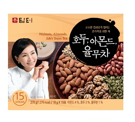 [ダムト]クルミ・アーモンド・ハトムギ茶(15包) 270g×20個/韓国食品/伝統茶/健康飲料