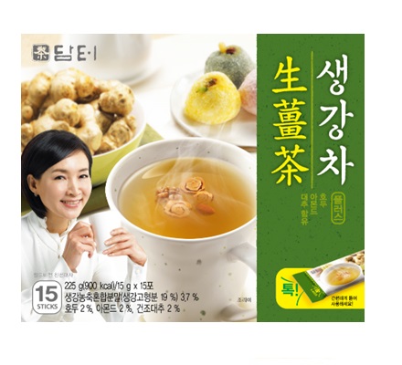 [ダムト]生姜茶(15包) 225g×20個/韓国食品/伝統茶/健康飲料