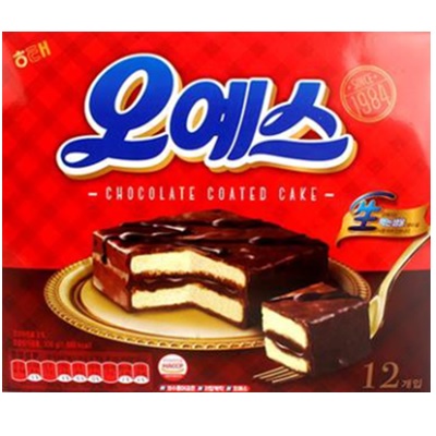 [ヘテ]オイェス 360g×10箱/韓国お菓子/チョコレートケーキ/デザート