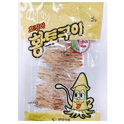 [漢陽食品]イカ黄土焼き(コチュジャン同梱) 30g × 15個/韓国食品/イカ焼き/イカスナック/おつまみ