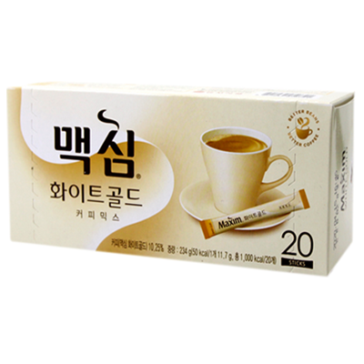 [マキシム]ホワイトゴールド スティックコーヒーミックス(20本) 234g×24個/韓国食品/インスタントコーヒー