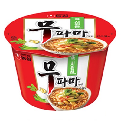 [農心]ムパマ・大根ネギニンニクラーメン(大カップ) 115g×16個/韓国ラーメン/インスタントラーメン