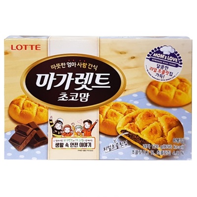 [ロッテ]マーガレット チョコママ176g×12箱/クッキー/韓国のお菓子/ビスケット