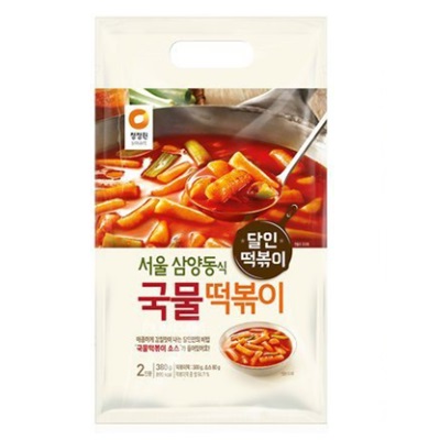 [清浄園]スープトッポッキ  380g×10個/韓国食品/レトルト/保存食/トッポギ