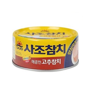 [SAJO]唐辛子・ツナ缶 100g×36個/韓国食品/保存食/マグロ缶詰