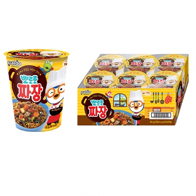 [Paldo]ポロロジャージャーカップラーメン 65g×36個/韓国ラーメン/インスタントラーメン