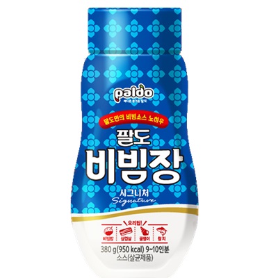[パルド]ビビンジャン(甘辛口) 380g×12個/韓国食品/ゴチュジャンソースソース/ビビンソース/韓国調味料