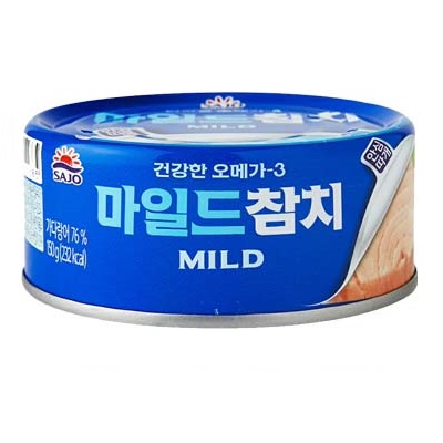 [SAJO]マイルド・ツナ缶 150g×48個/韓国食品/保存食/マグロ缶詰