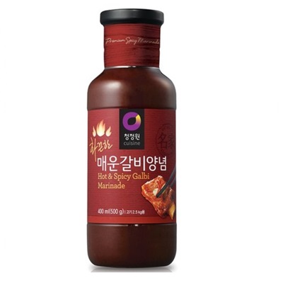 [清浄園]激辛カルビ タレ 500g/韓国食品/BBQソース/焼肉たれ/韓国調味料