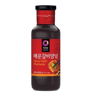 [清浄園]辛いカルビ タレ 500g/韓国食品/BBQソース/焼肉たれ/韓国調味料