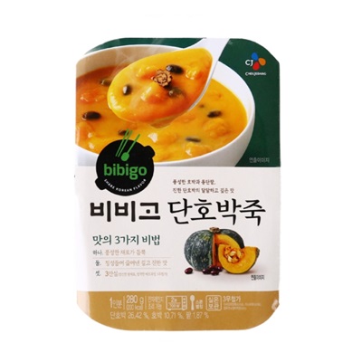[ビビゴ]カボチャ粥 280g×18袋/韓国食品/レトルト/保存食/bibigo/健康粥
