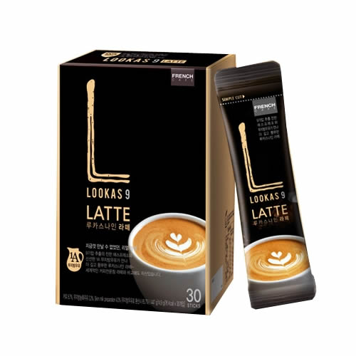 [ルーカスナイン]ラテ(30本) 447g×4個/韓国食品/インスタントコーヒー/ラテコーヒー