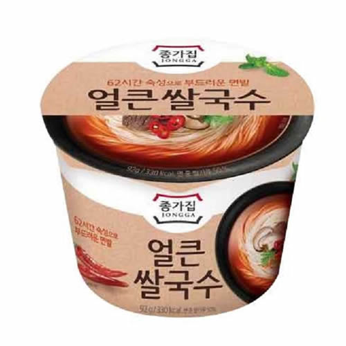 [宗家]ライスヌードル(ホット＆スパイシー) 92g×12個/韓国ラーメン/インスタントラーメン