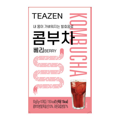 [ティジェン]コンブチャ・ベリー(10包) 50g×6個/韓国食品/お茶/健康飲料