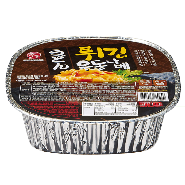 [韓日食品]本場 天うどんなべ物 225.5g×16個/韓国食品/レトルト/保存食/即席食品