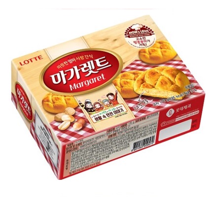 [ロッテ]マーガレット オリジナル 176g×12箱/韓国お菓子/バタークッキー/ビスケット