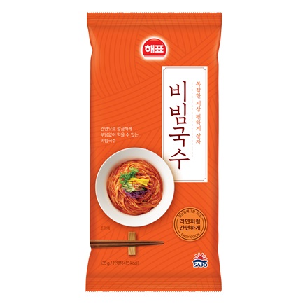 [ヘピョ]混ぜ素麺 135g×15個/韓国食品/インスタント麺/ビビムそうめん