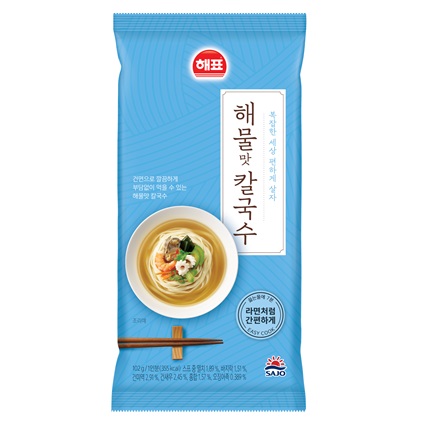 [ヘピョ]海鮮味きしめん 102g×15個/韓国食品/インスタント麺/カルグッス