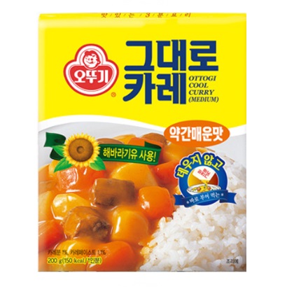 [オットゥギ]そのままカレー・やや辛い味(温めずに食べられる) 200g×24個/即席食品/保存食/カレー丼