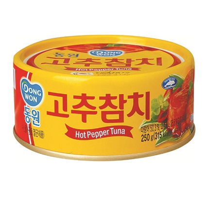 [東遠]唐辛子・ツナ缶 250g×36個/韓国食品/保存食/マグロ缶詰