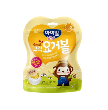 [フディス]ギリシャ·ヨーグルトボール(マンゴーバナナ味) 20g×10個/韓国お菓子/赤ちゃんのおやつ
