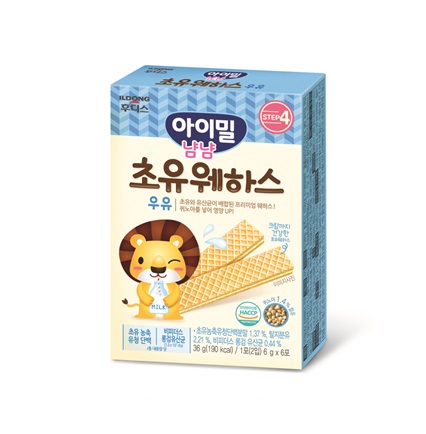 [フディス]初乳·ウェハース 36g×12個/韓国お菓子/赤ちゃんのおやつ