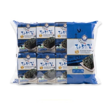 [韓国海苔]モクポ美港 青のり(弁当海苔)16袋(64g)×10セット/韓国食品/韓国味付けのり/焼きのり