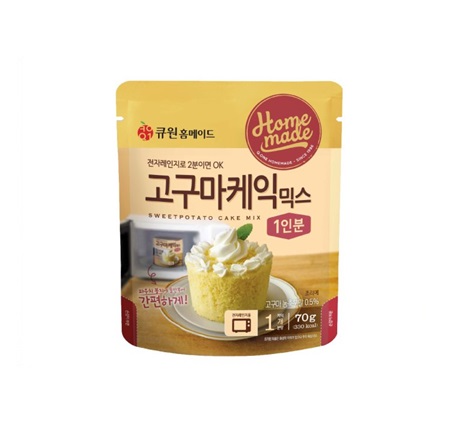 [Q1ホームメイド]サツマイモケーキ·ミックス 70g×20個/韓国食品/製菓製パン/ケーキミックス/自家製ケーキ
